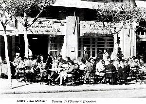 Alger - Terrasse de l'Otomatic - 1955